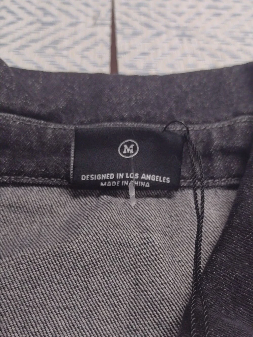 NEW Washed Black Denim Button-Front Sleeveless Vest